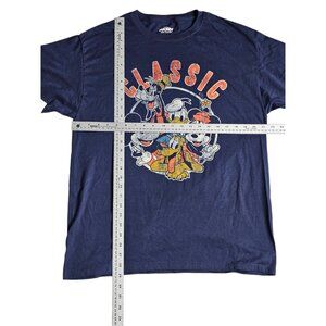 Disney's Mickey Mouse & Friends Men's Vintage Graphic Tee - Navy - Size L - New